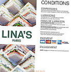 Lina's menu