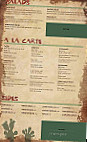 Rancho Grande menu