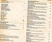 Norfolk Tavern menu