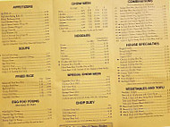 China Pagoda menu