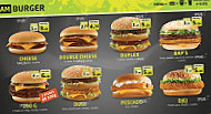 Am Burger menu