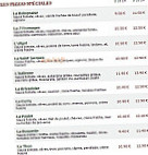 Le Kiosque à Pizzas menu