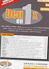 Deux En 1 menu