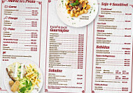 Canjão menu