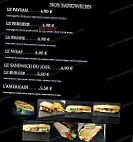 Le Kosy menu