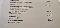 Café Kaiser menu