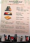 Cosmo Sushi menu