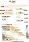 A La Fleur De Sel menu