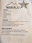 Makalu menu