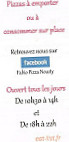 Fabio Pizza menu