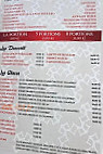 La Roussette menu