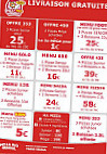 Pizzaino menu