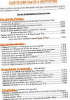 Château Des Loges menu