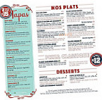 O'sullivans menu