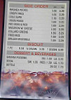 Golden Chicken menu