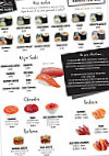 Sushi King menu