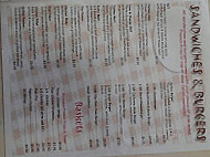 Granny's Y'll Come Back Cafe menu