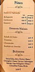 La Cantine menu