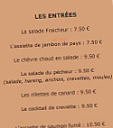 Les Deux Acacias menu