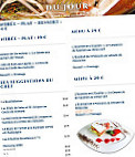 Le Bistrot a Huitres menu