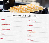 Waffle Factory menu