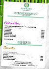 Asian Green menu