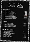 Restaurant Djurdjura menu