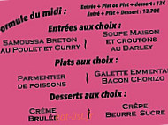 La Crepe Rit menu