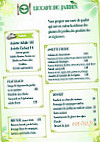 Le CafÉ Du Jardin menu