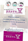 Resto V menu