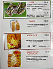 Vazquez Mexican Takeout menu