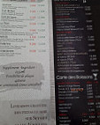 Chez Benjamin menu