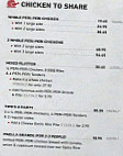 Nandos Chermside menu