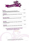 Le Bormeo menu