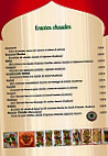 Le libanais menu