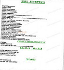 La Taverna d'Umberto menu