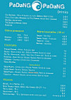 Padang Padang menu