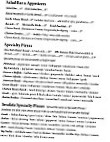 Pepperoni Bills Pizzeria menu