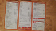 Pizza Service menu