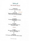 O Petit Gavroche menu