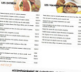 La Télécabine menu