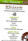 Le Moulin Des Forges menu