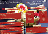 La Choubouloute menu