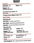 Tin Bridge Brewing Co. menu