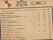 La Réserve menu