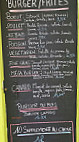 Kaz A Pat Burger menu