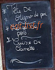 Le Relais De La Hucherais menu