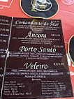 Porto Santo Pizzaria menu