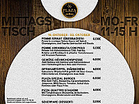 Plaza menu