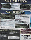 The Jerk Shack menu